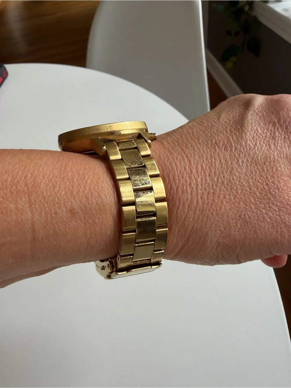 MVMT Gold and White Men's Chronograph Bracelet Watch
